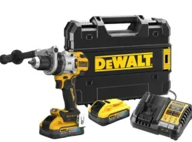 DeWalt DCD1007H2T-QW ütvefúró-csavarozó 18V 2 db 5 Ah akkumulátor + töltő