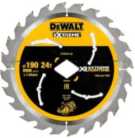 DeWalt DT40270-QZ Extreme/XR körfűrészlap 190mm